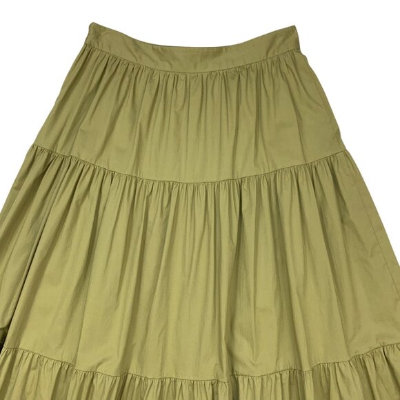 Staud Sea Midi Skirt 4 Tiered Cottagecore - Picture 6 of 11